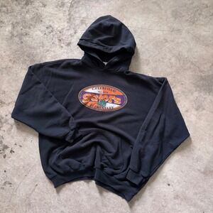 Vintage‎ Gildan Gators Hoodie Greenfield Elementary School Sweatshirt Black XL